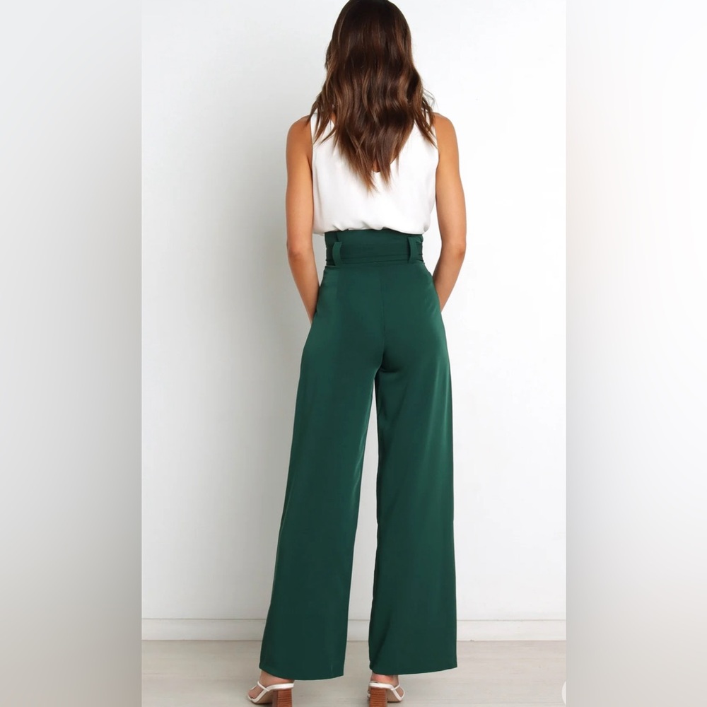 Petal and pup kieran trouser pants emerald green - Picture 2 of 5